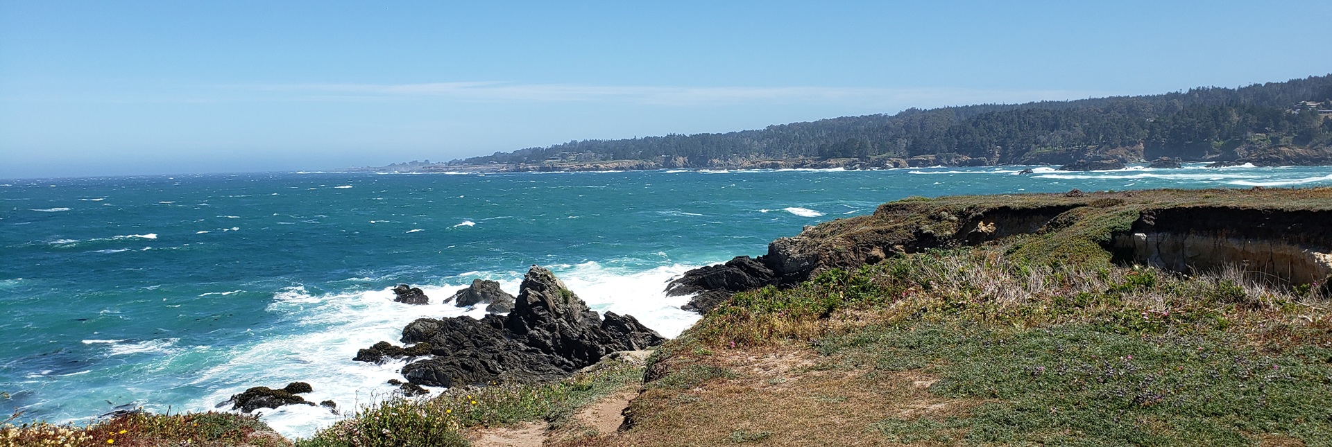 California coastal landscape at Mendocino Headlands State Park